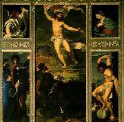 TIZIANO Vecellio, Polyptych of the Resurrection